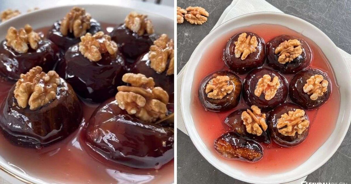 7 Aşamalı Fırında İncir Reçeli Tarifi