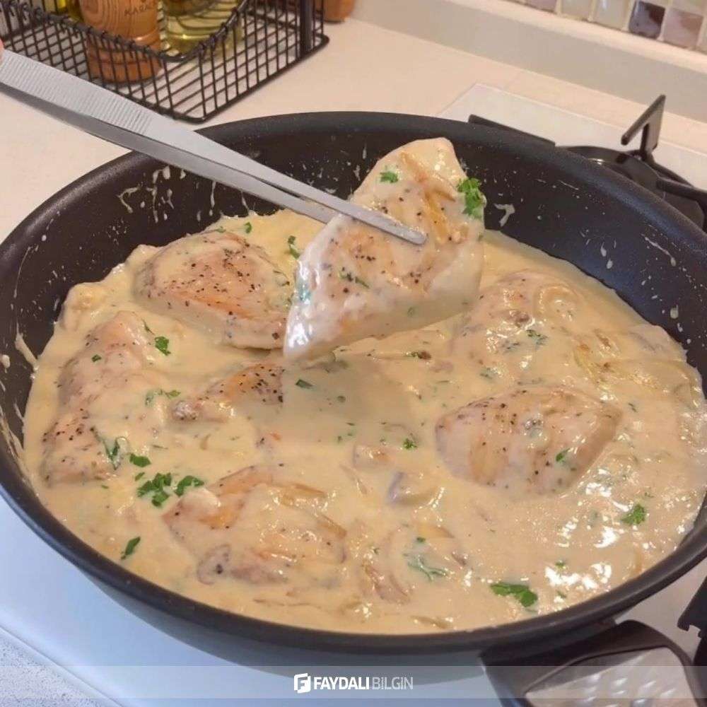 8 Adımda Soslu Tavuk Tarifi