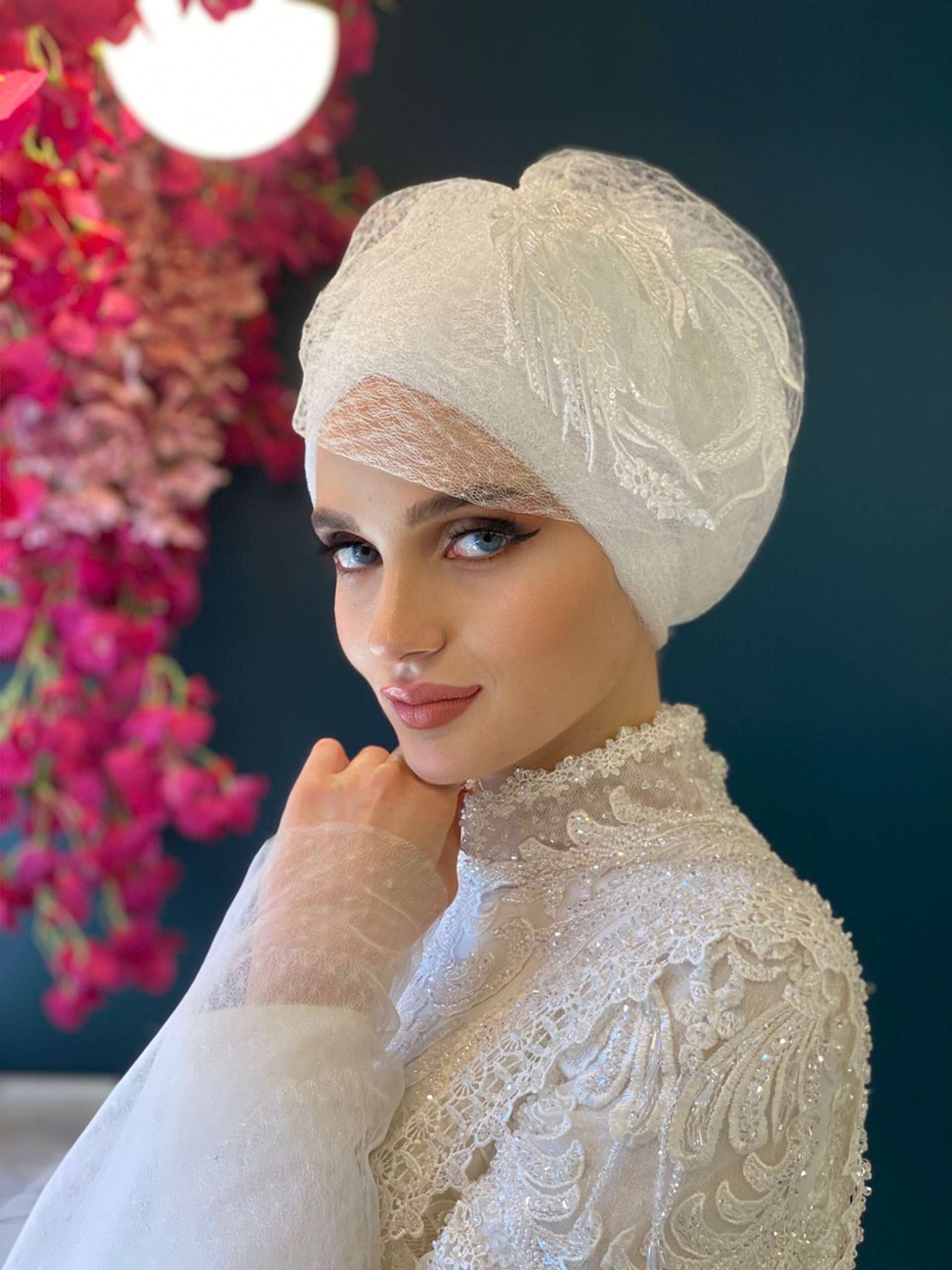 Aysira HELEN Tesettür Gelinlik Model Numarası : 10GLTS003125V01