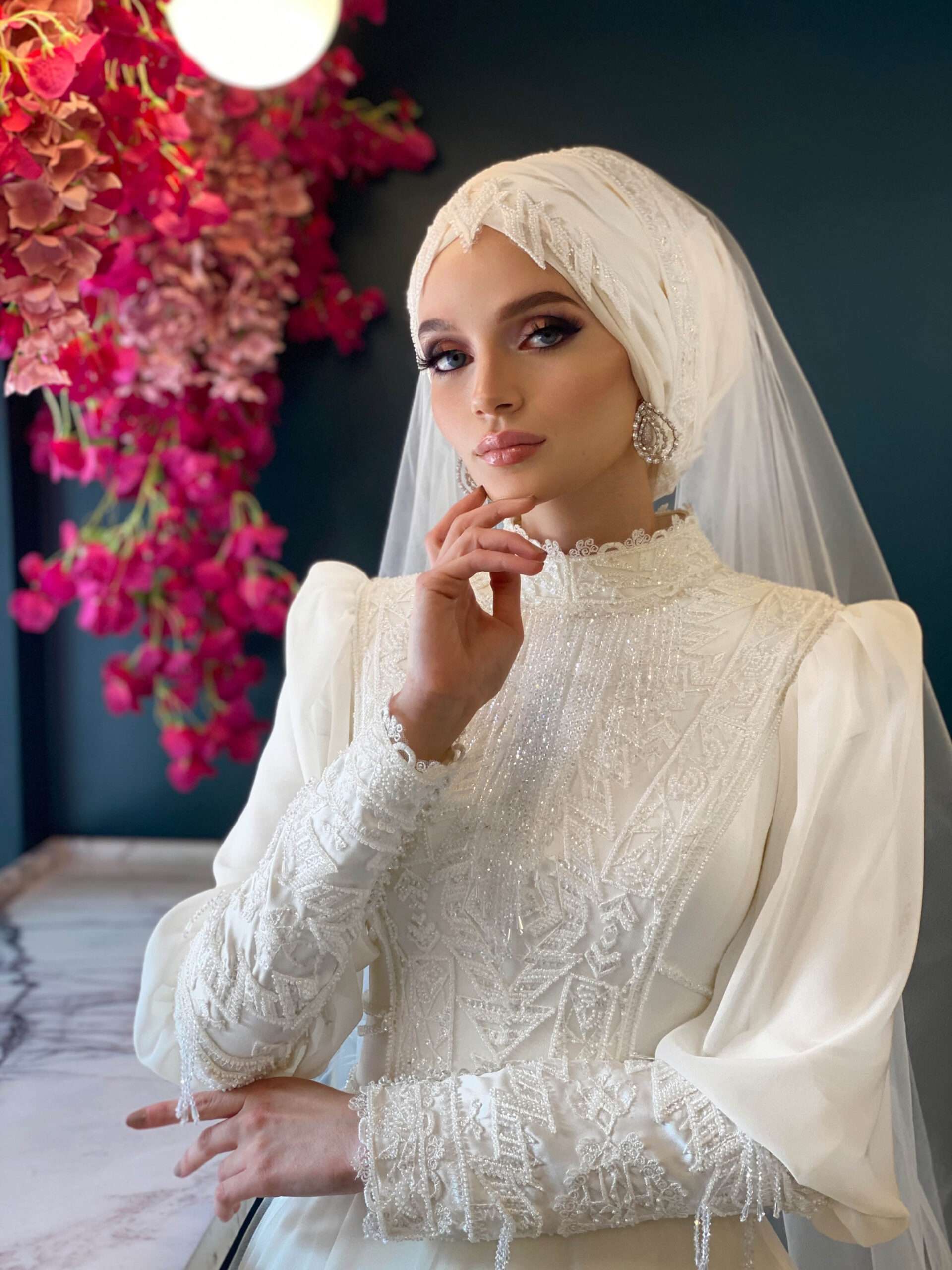 Aysira HELEN Tesettür Gelinlik Model Numarası : 10GLTS006007V01