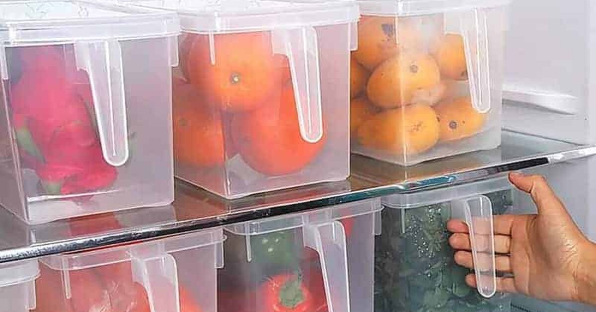 Buzdolabı Sebze ve Meyve Saklama Kapları