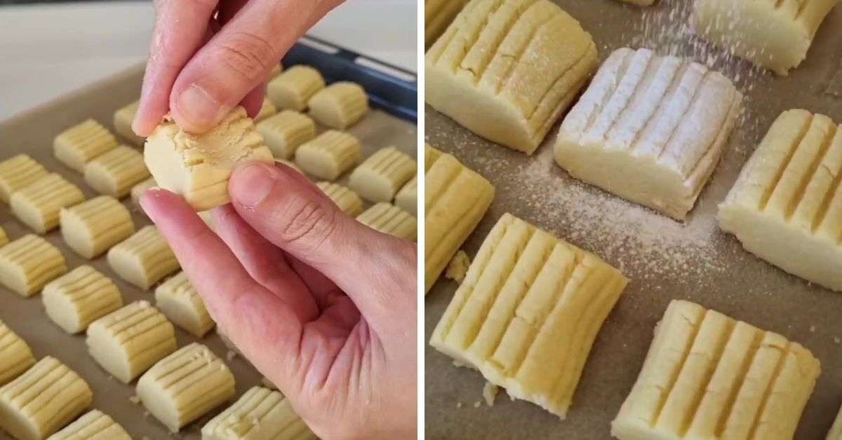 Dışı Unlu İçi Kıtır Un Kurabiyesi