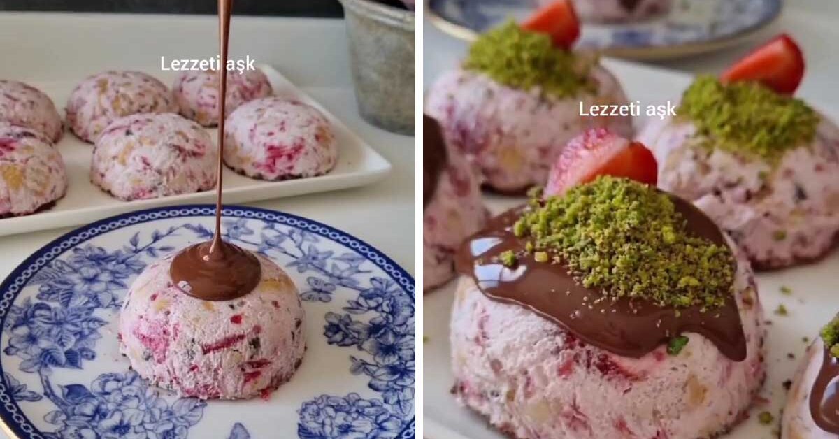 Dondurma Tadında Meyveli Parfe Tarifi