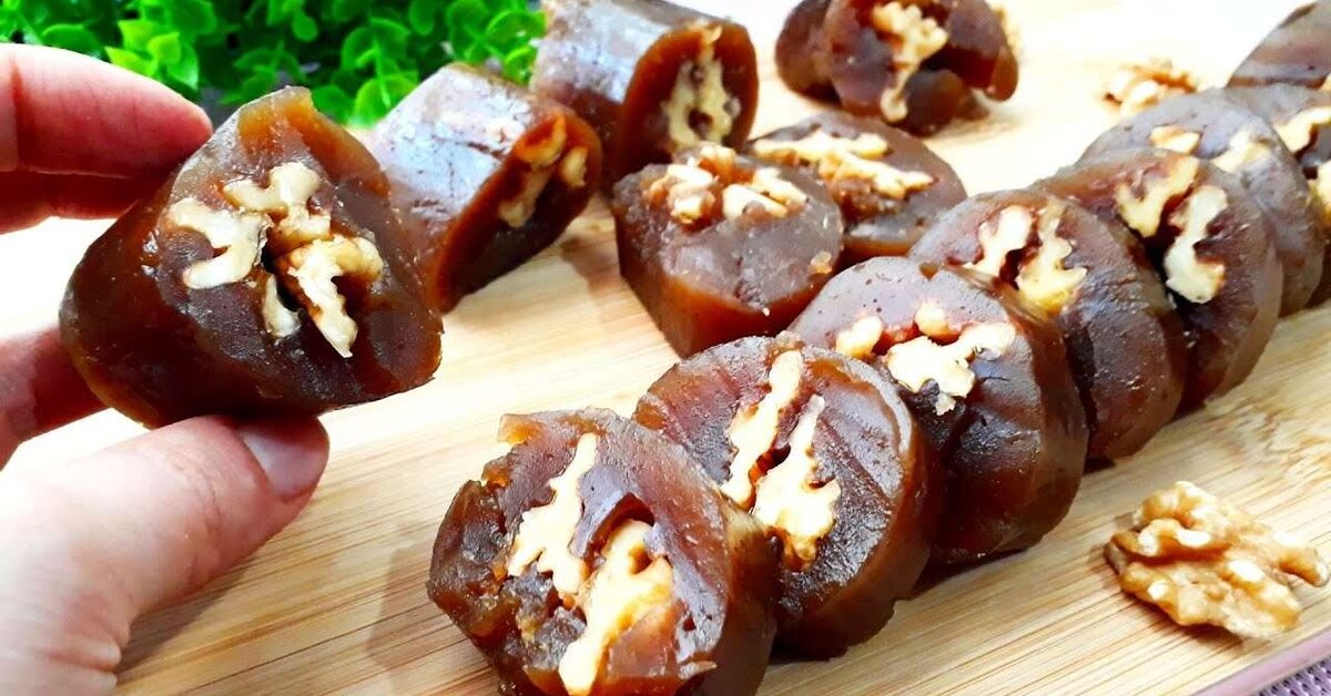 Ev Yapımı Çok Pratik Cevizli Sucuk Tarifi