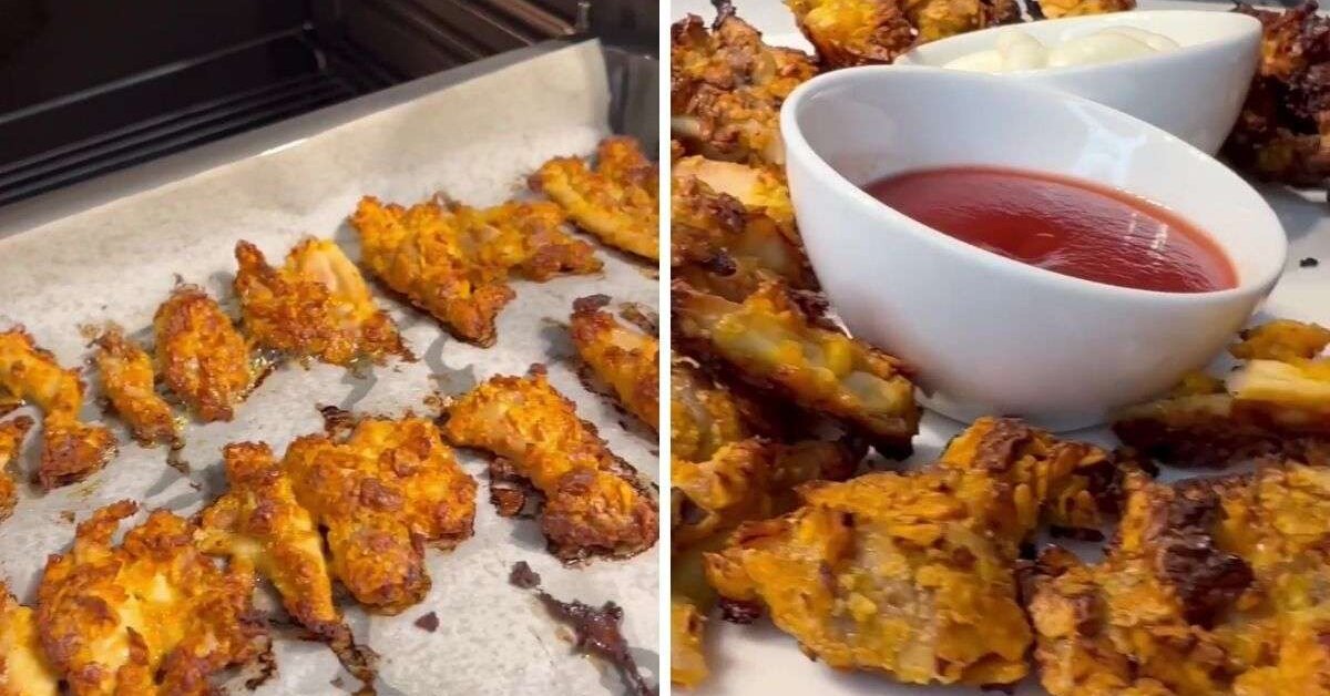 Gülün Ellerinden Fırında Cipsli Çıtır Tavuk Tarifi