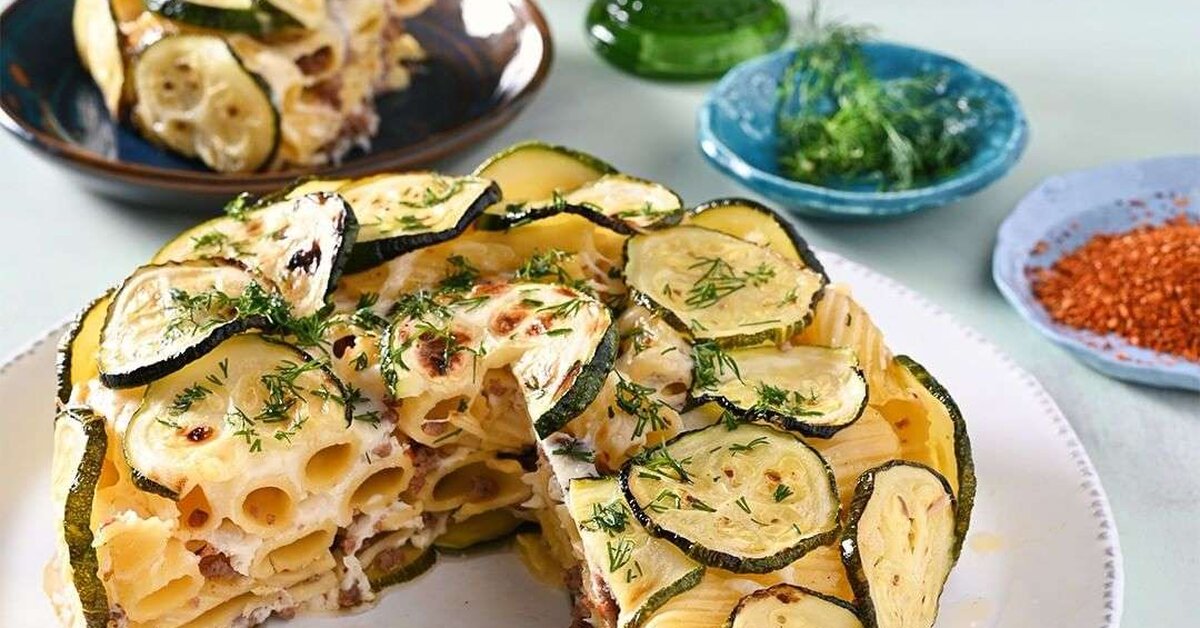 Kabaklı Makarna Pastası Tarifi