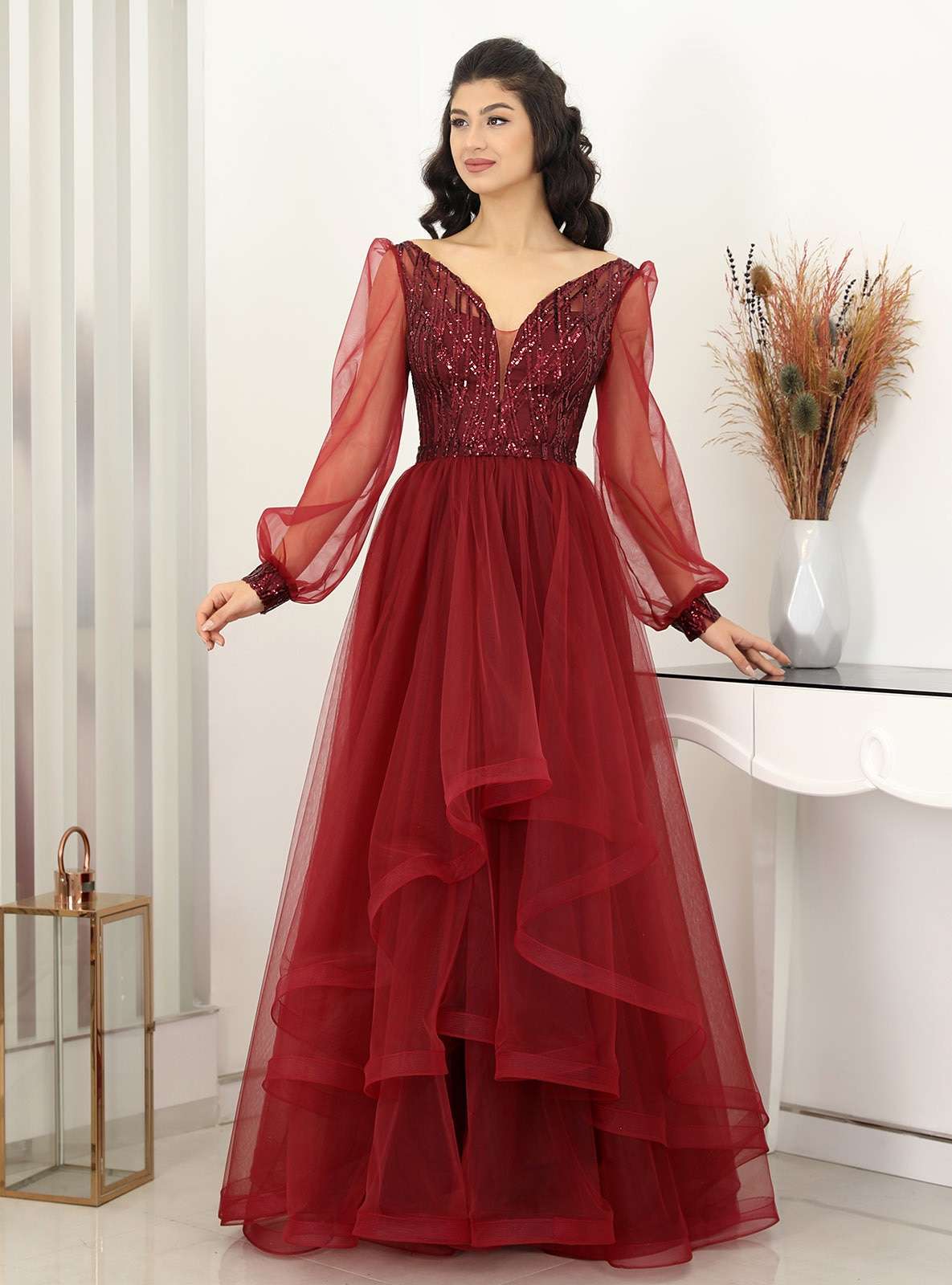 Surikka Eflin Abiye - Bordo