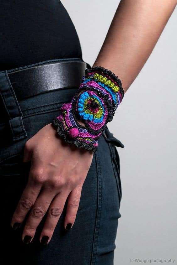 Örgü Bileklik Modelleri