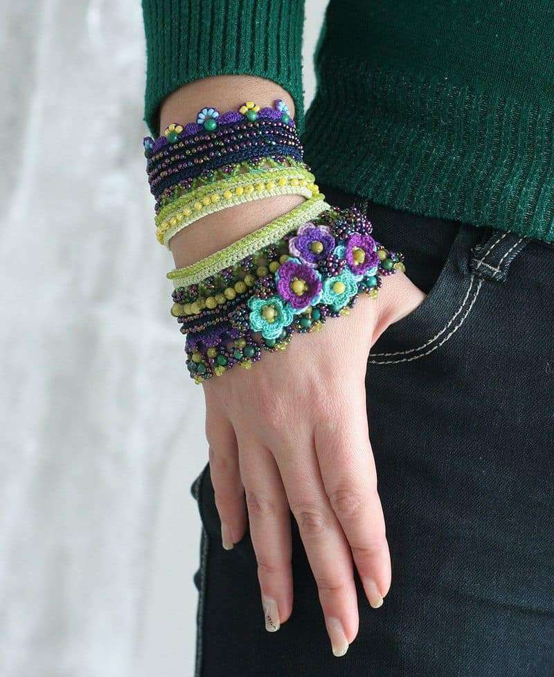 Örgü Bileklik Modelleri