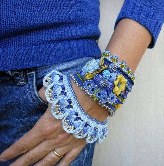 Örgü Bileklik Modelleri