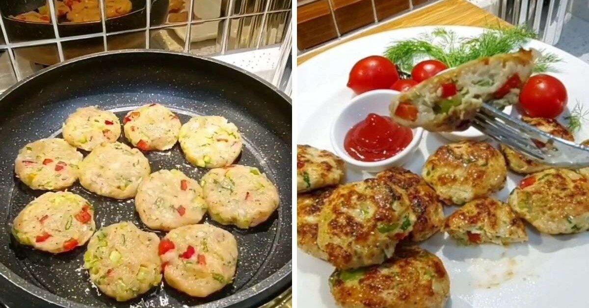 Pratik ve Lezzetli Sebzeli Tavuk Köftesi Tarifi