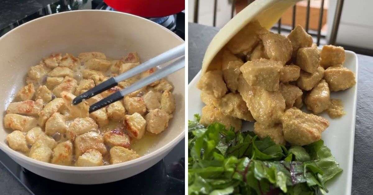 Restoran Lezzetinde Köri Soslu Tavuk