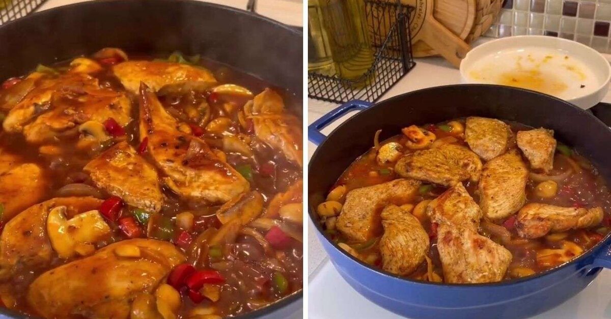 Soslu Tavuk Yemeği Tarifi