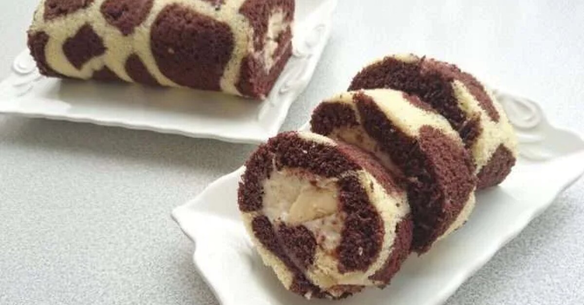 Zürafa Desenli Rulo Pasta Tarifi