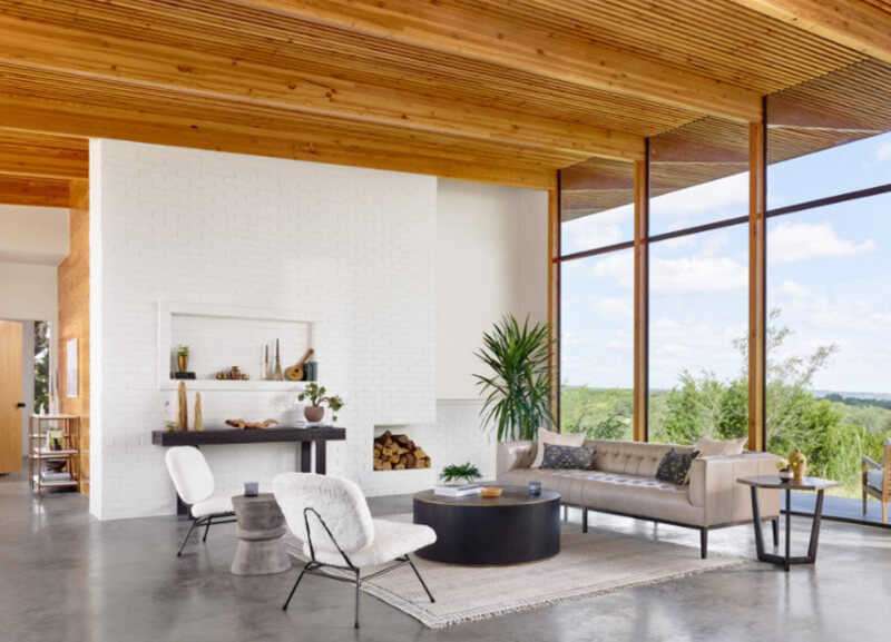 20 Muhteşem Gri ve Beyaz Çağdaş Oturma Odası Tasarımları