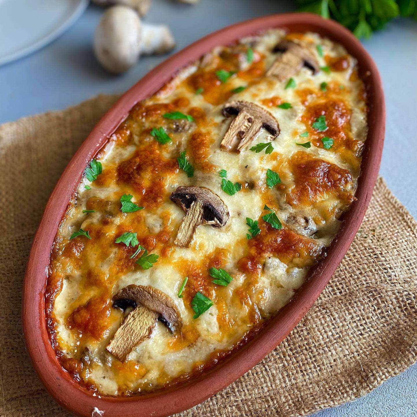 6 Aşamalı Mantar Graten Tarifi