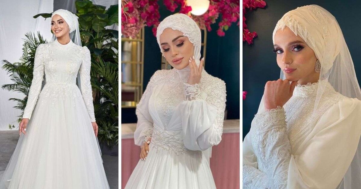 Aysira Helen Tesettür Gelinlik Modelleri