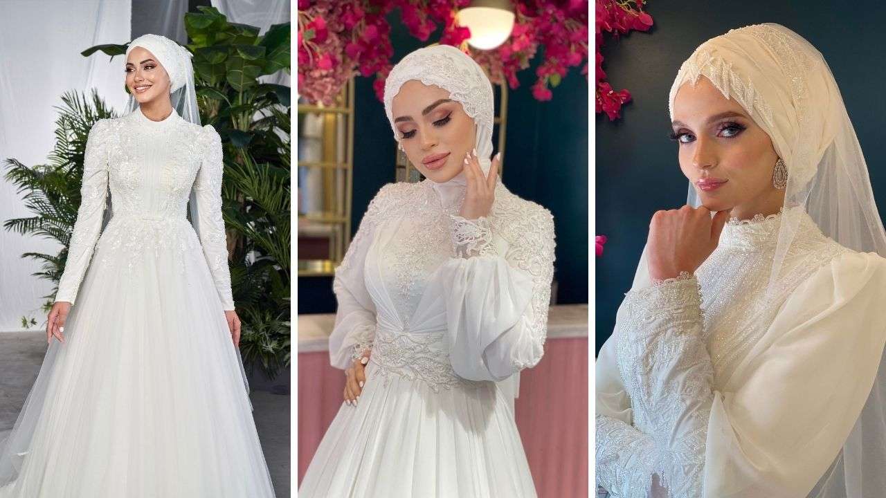 Aysira Helen Tesettür Gelinlik Modelleri