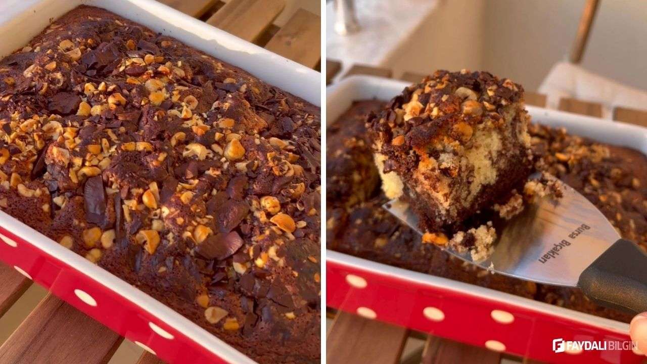 Bol Çikolatalı Fındıklı Kek Tarifi
