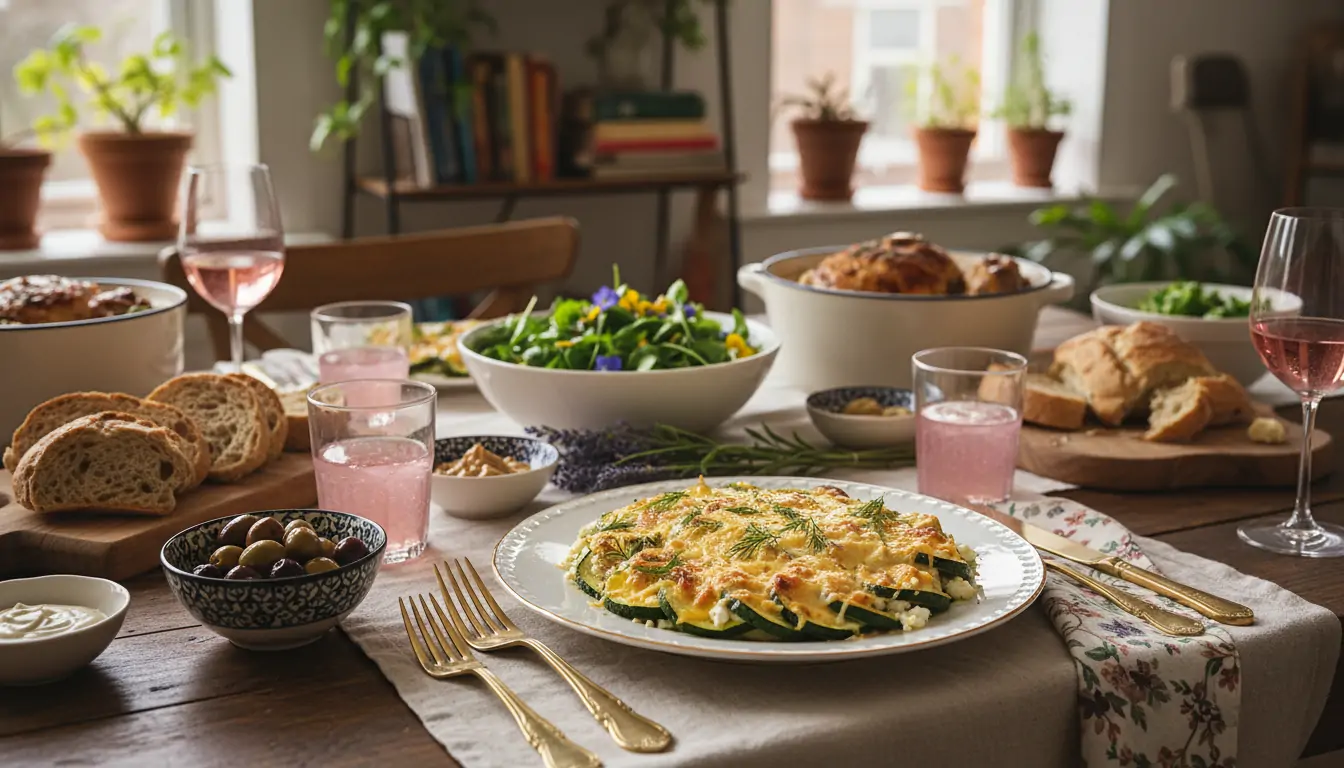 Fırında Peynirli Kabak Tarifi: Bahar Sofrasının Yıldızı