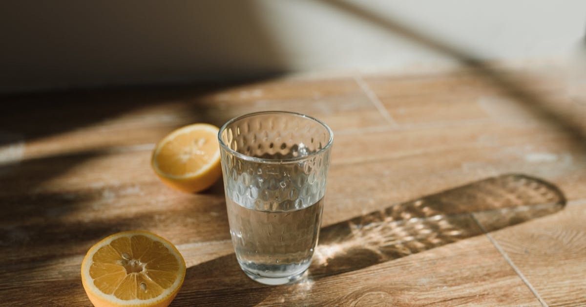 Sabah limonlu su - detoksun ilk adımı