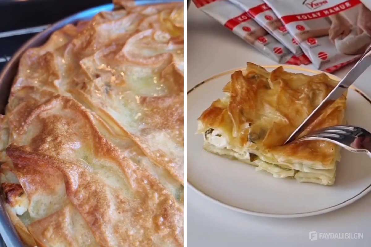 Kolay Hamur ile Su Böreği Tarifi