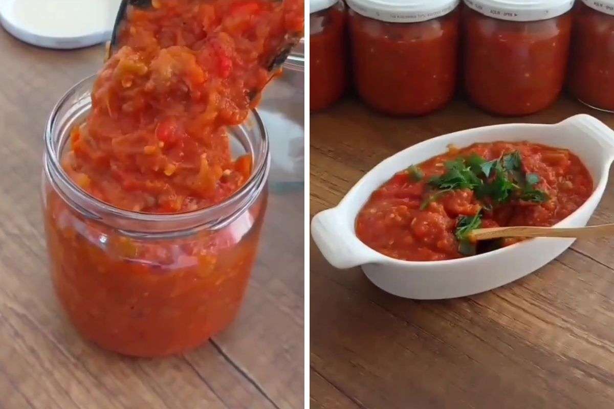 Köz Patlıcan ve Kapya Biber Mezesi Tarifi