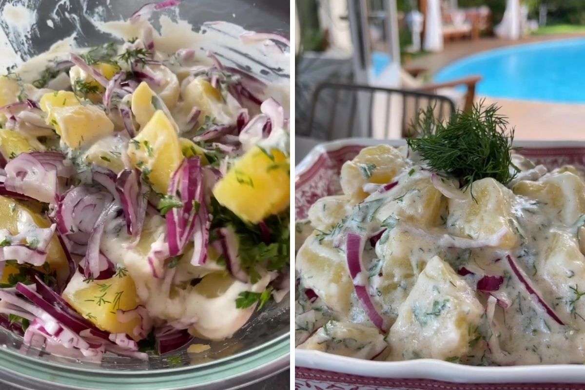 Özel Sosuyla Lezzet Bombası Patates Salatası Tarifi