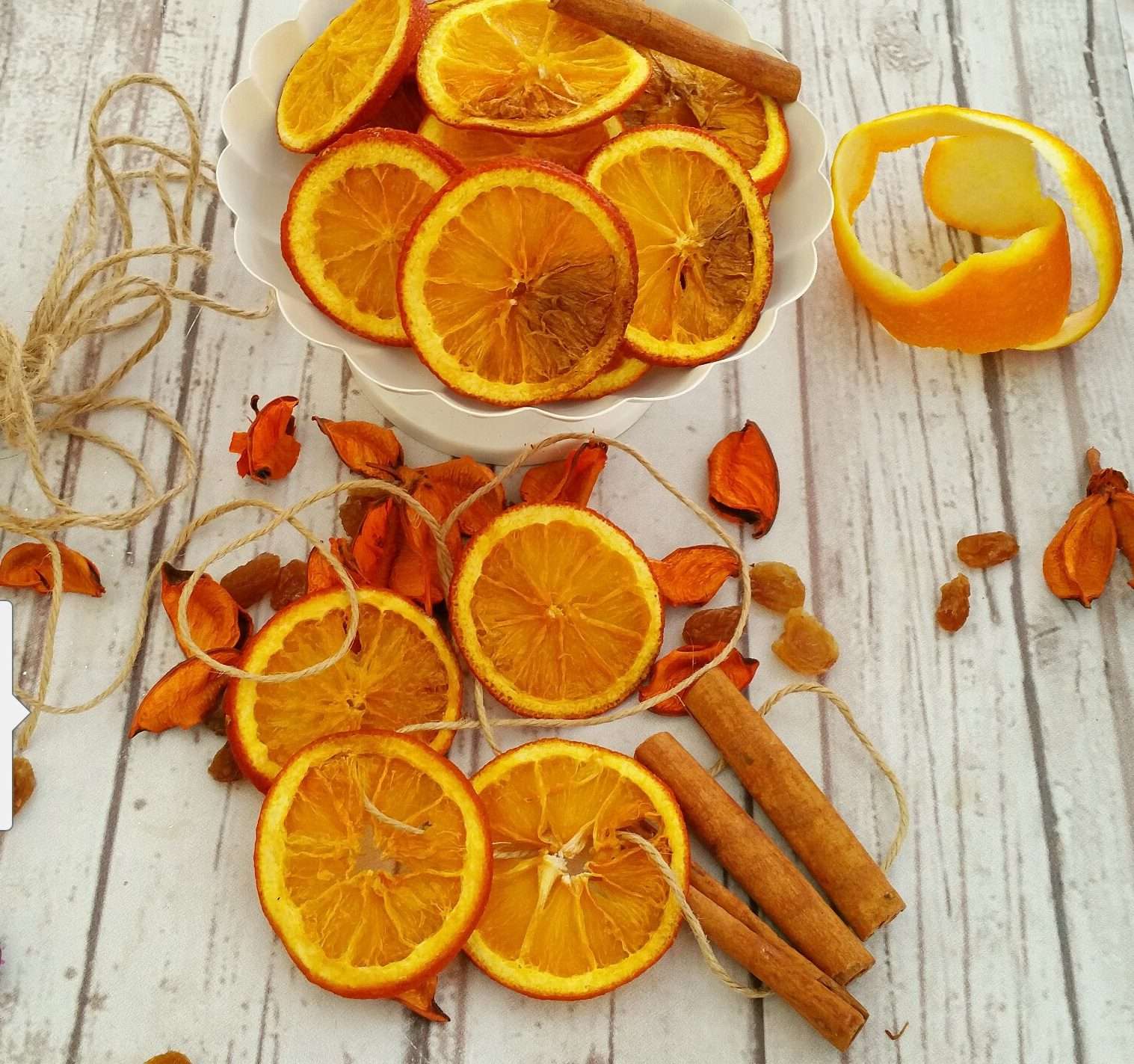 Portakal dilimi nasıl kurutulur?