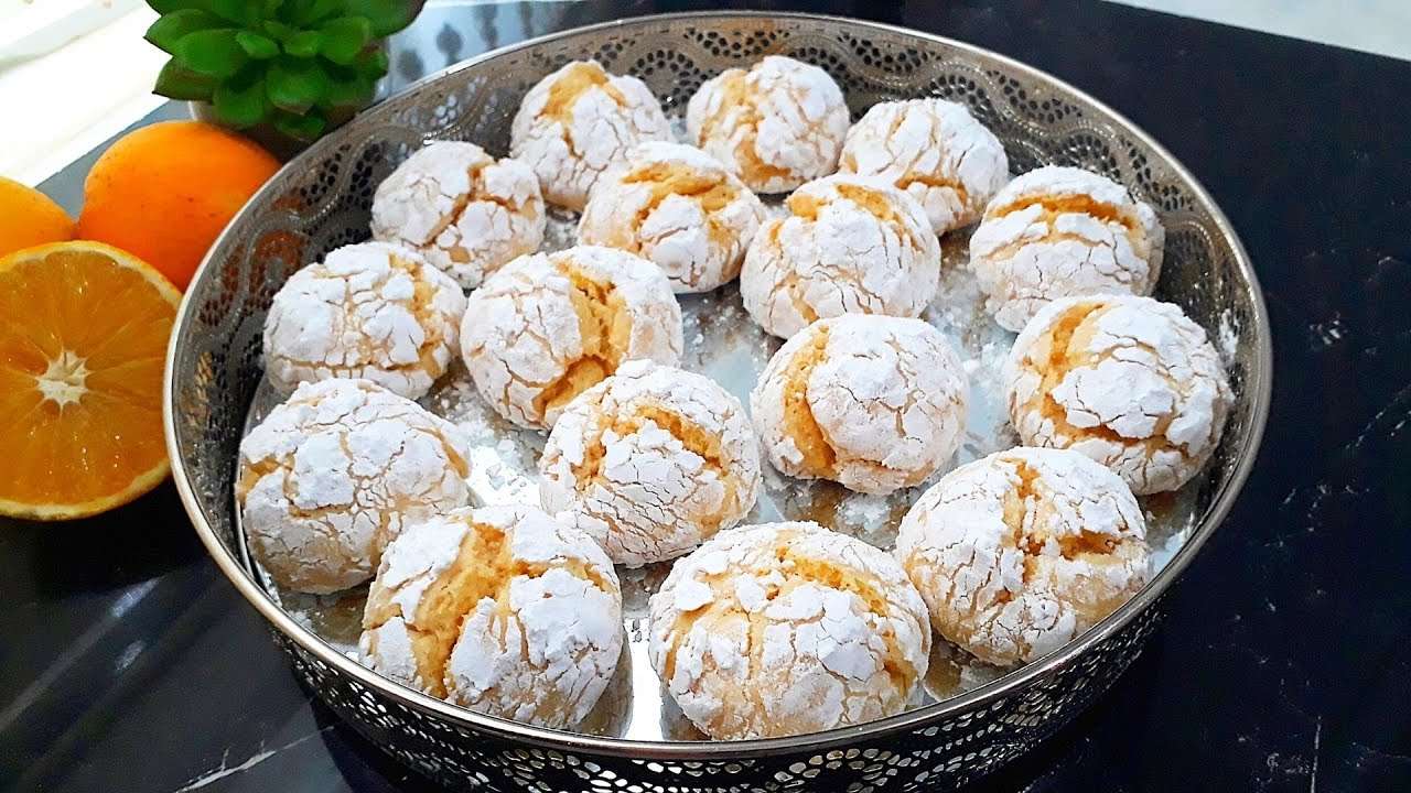 Portakallı Çatlak Kurabiye Tarifi