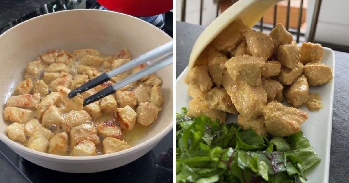 Restoran Lezzetinde Köri Soslu Tavuk