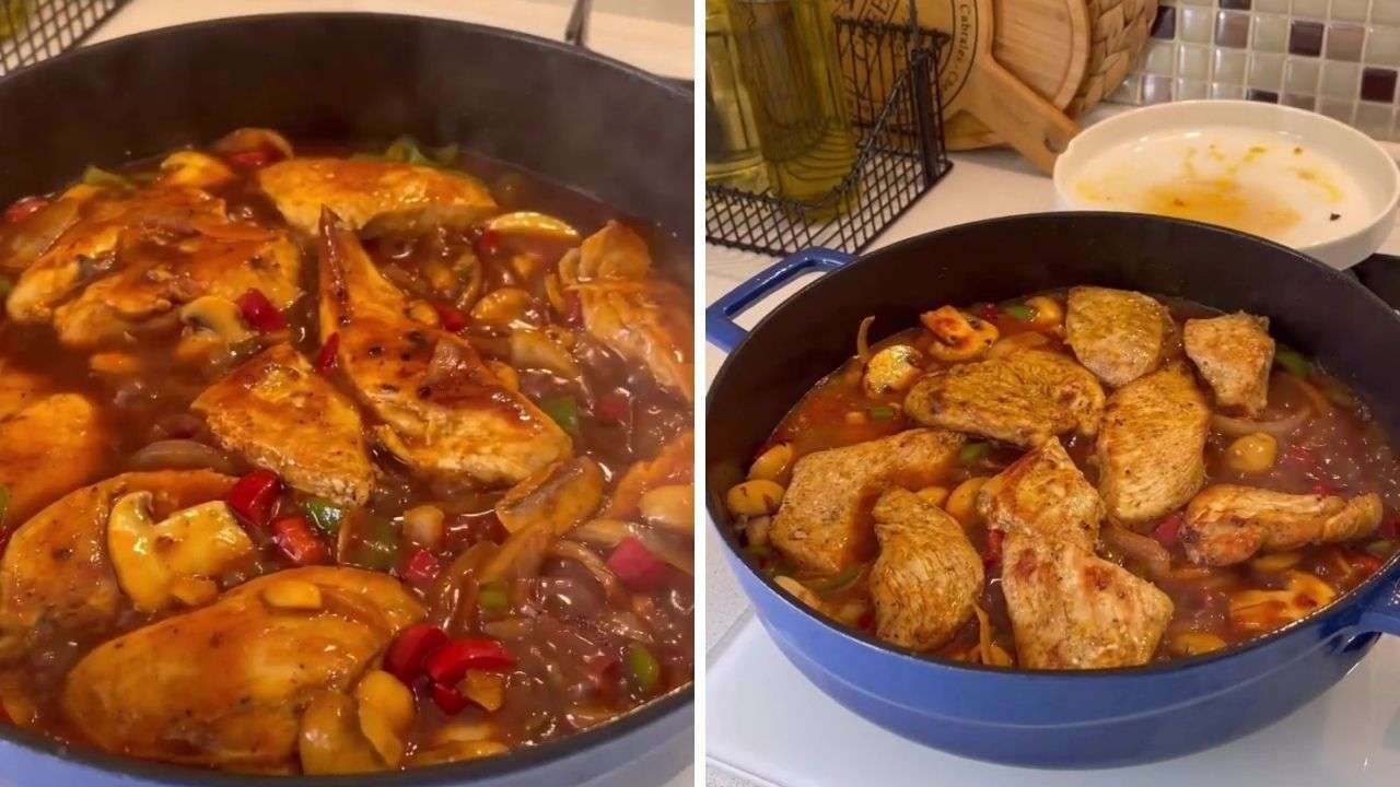 Soslu Tavuk Yemeği Tarifi