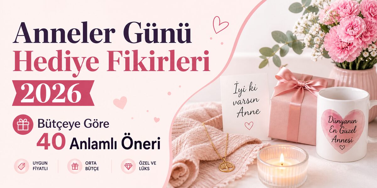 Anneler Günü Hediye Fikirleri 2026: Bütçeye Göre 40 Anlamlı Öneri