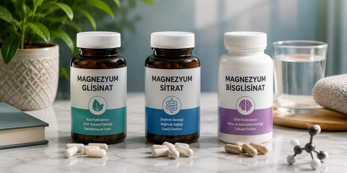 Magnezyum Glisinat, Sitrat, Bisglisinat: Hangi Form Sizin İçin Doğru?