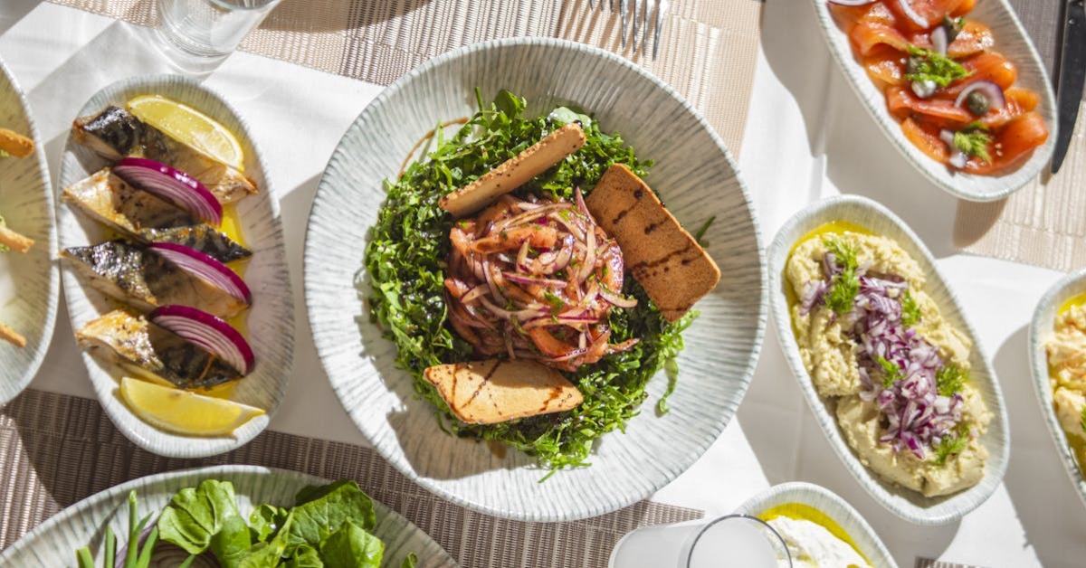 Akdeniz tarzı tabak