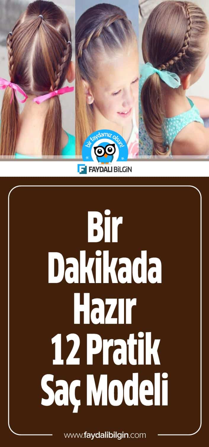 Bir Özel bir davete gideceksiniz ve hiç zamanınız yok! Sizin için derlediğimiz bu 12 pratik saç modeli tam size göre! #saç #saçmodelleri #saçbakımı #saçuzatma #saçmodelleri #saçmodeli #saçşekilleri #hair #hairstyles #kadın #güzellik #bakım