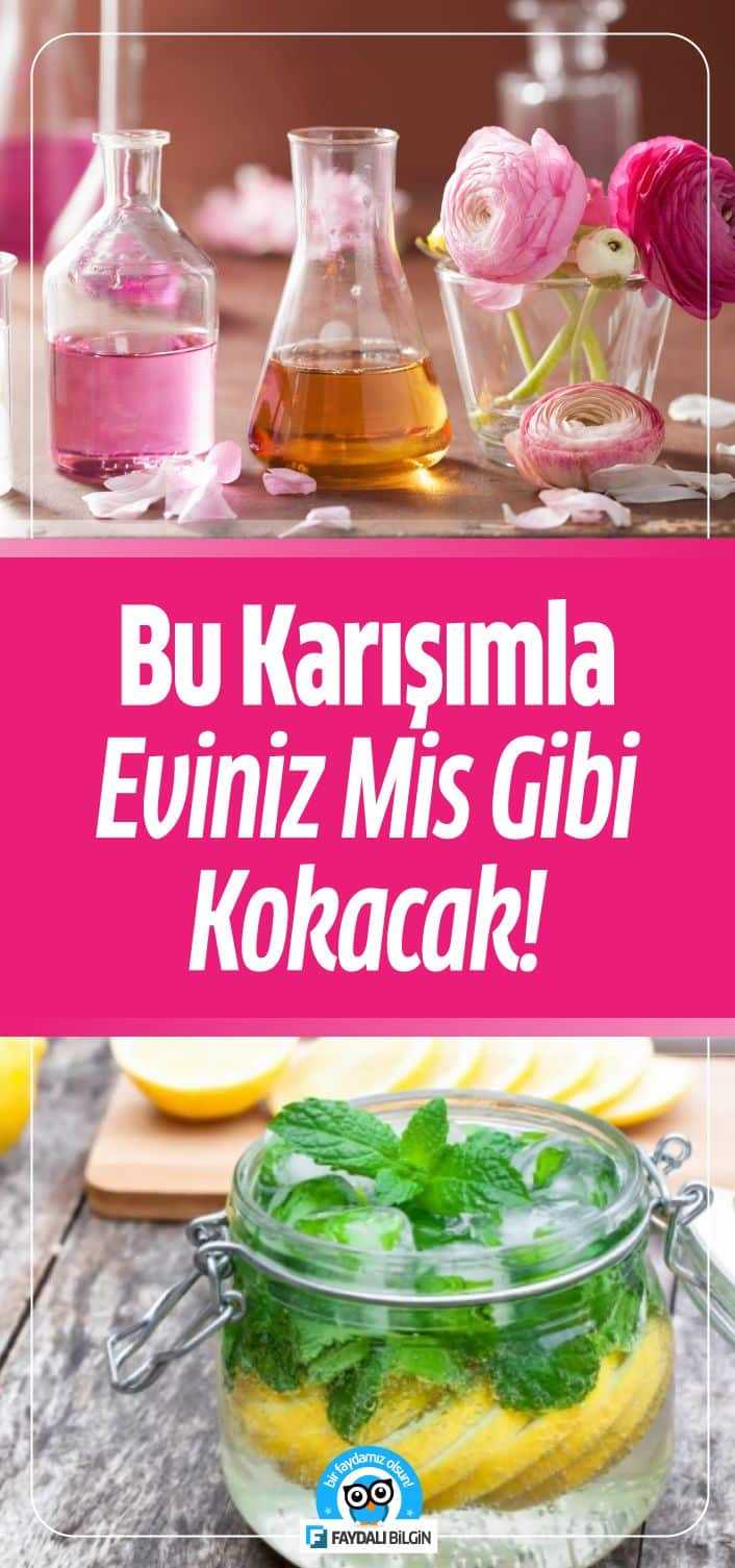 Bu Karışımla Eviniz Mis Gibi Kokacak!