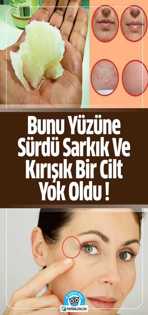 Bunu Yüzüne Sürdü Sarkık Ve Kırışık Bir Cilt Yok Oldu !