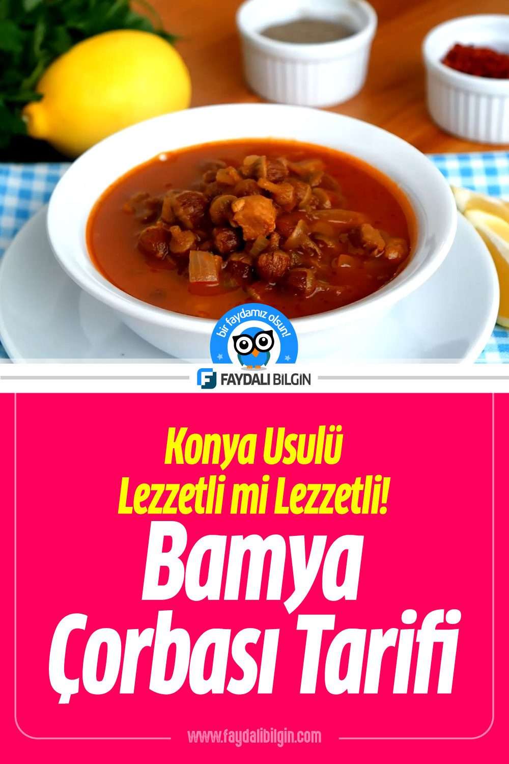 bamya çorbası tarifi