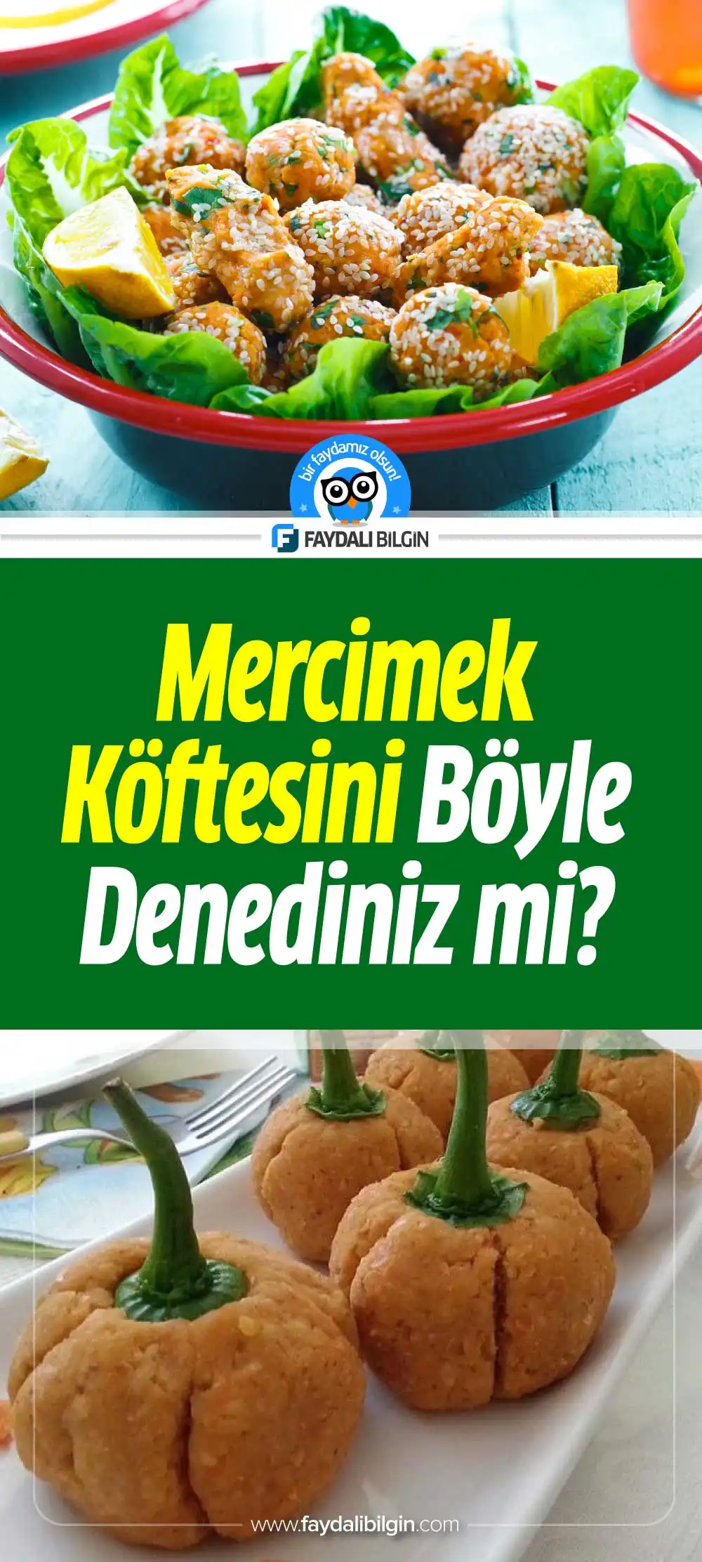 mercimek köftesi tarifi nasıl yapılır?