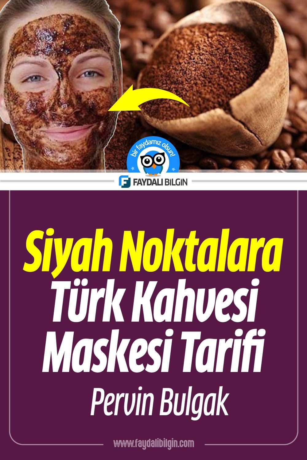 siyah noktalara türk kahvesi maskesi tarifi
