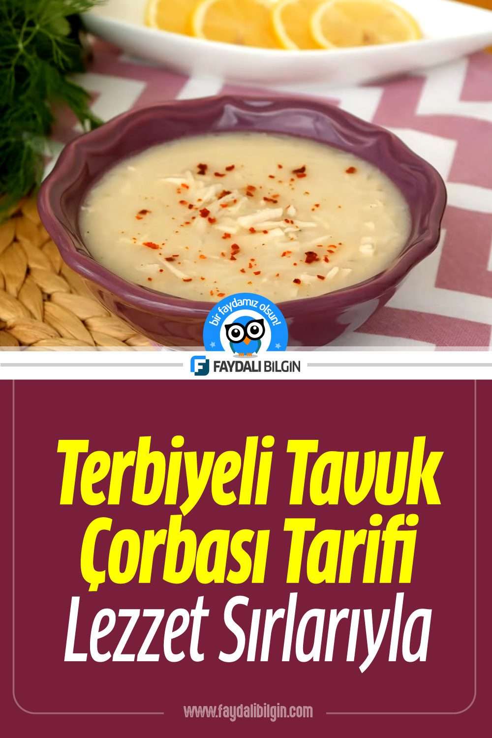 terbiyeli tavuklu pirinç çorbası tarifi nasıl yapılır?