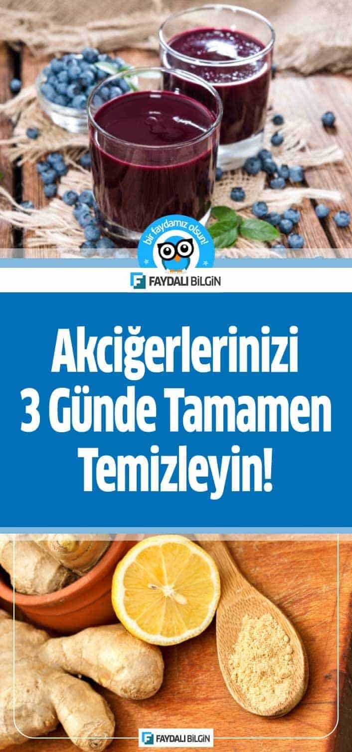 Akciğerlerinizi 3 Günde Tamamen Temizleyin!