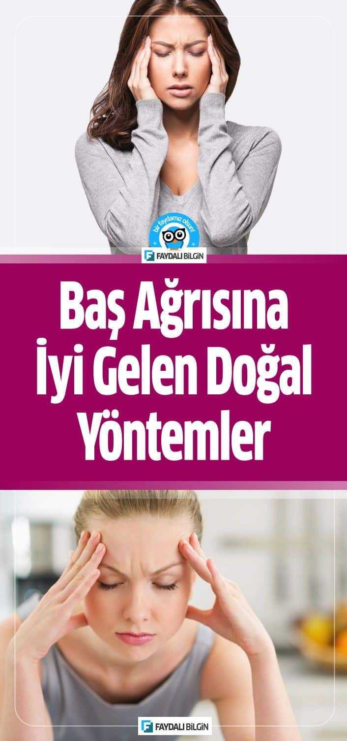 Baş Ağrısına İyi Gelen Doğal Yöntemler