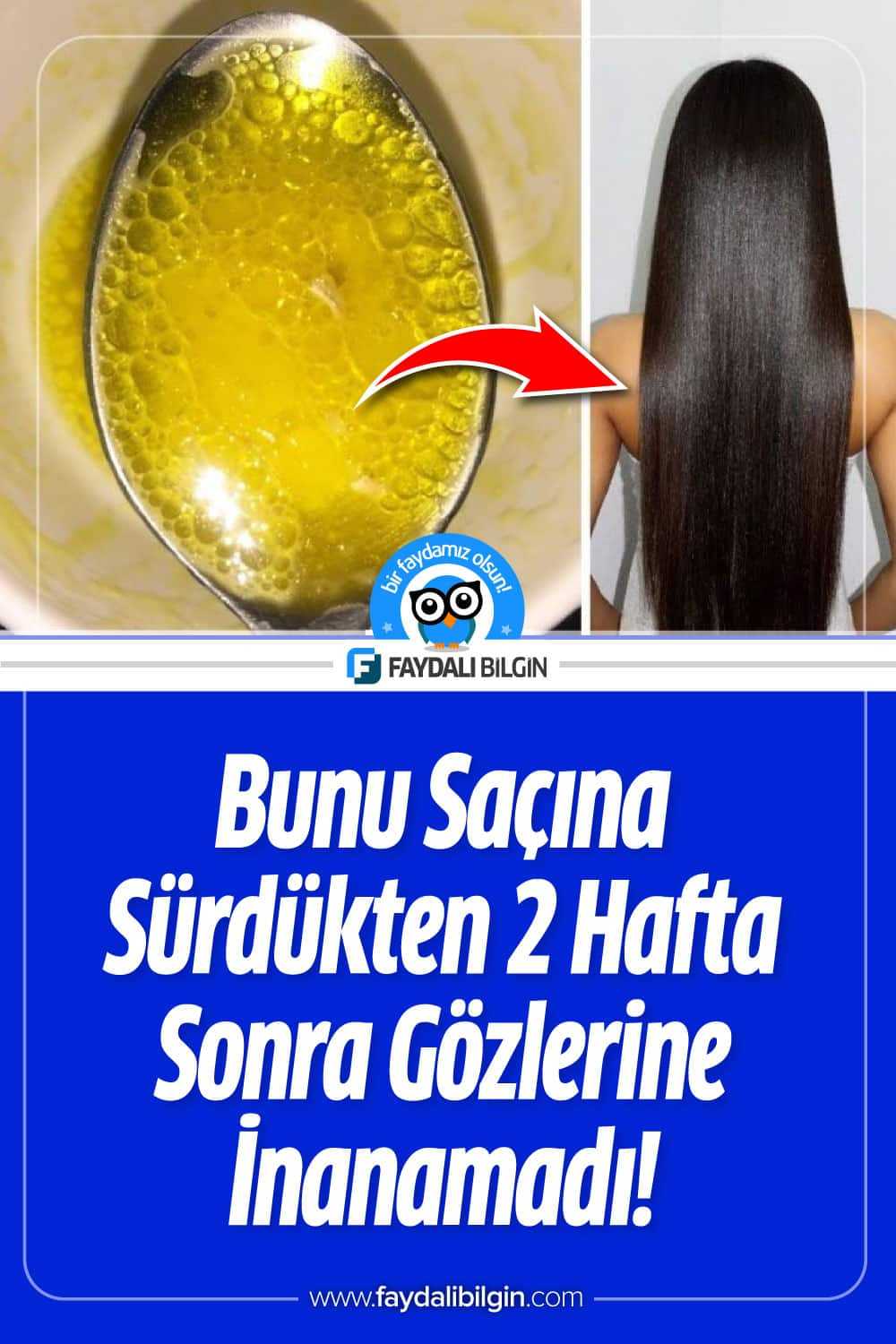 Bunu Saçına Sürdükten 2 Hafta Sonra Gözlerine İnanamadı!