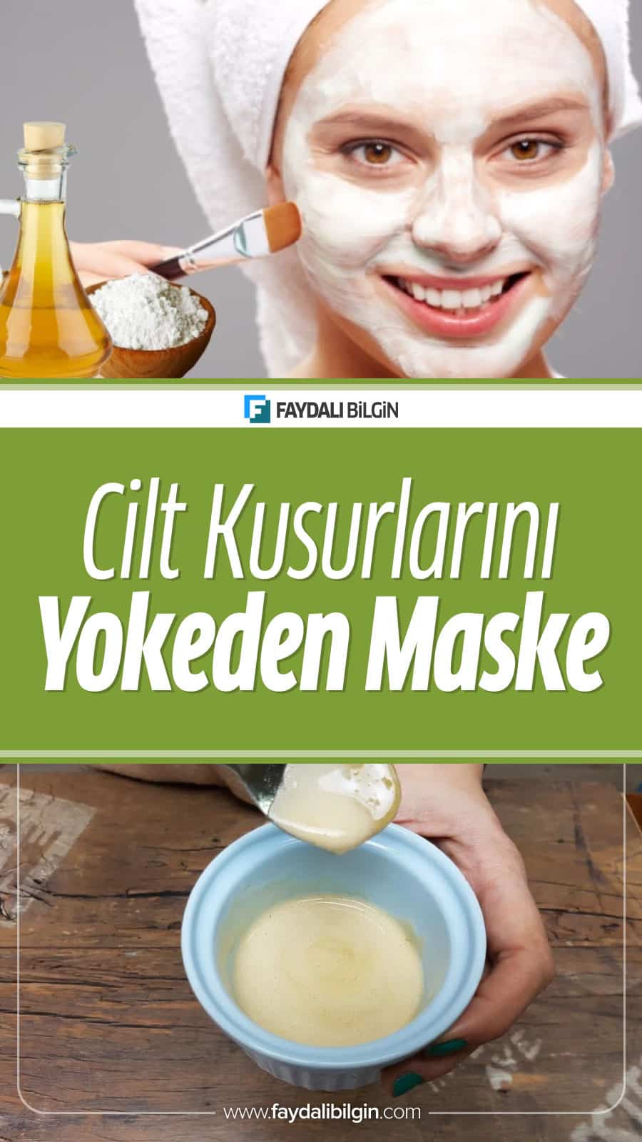 Faydalı Bilgin Editörümüz sizler için bugün cildinizdeki akne ve lekeleri giderecek “Elma Sirkesi ve Karbonat Maskesini” araştırdı. #akne #leke #ciltsorunları #ciltkusurları #güzellik #bakım #makyaj #kadın #maske #ciltmaskesi #karbonat #sirke #limon
