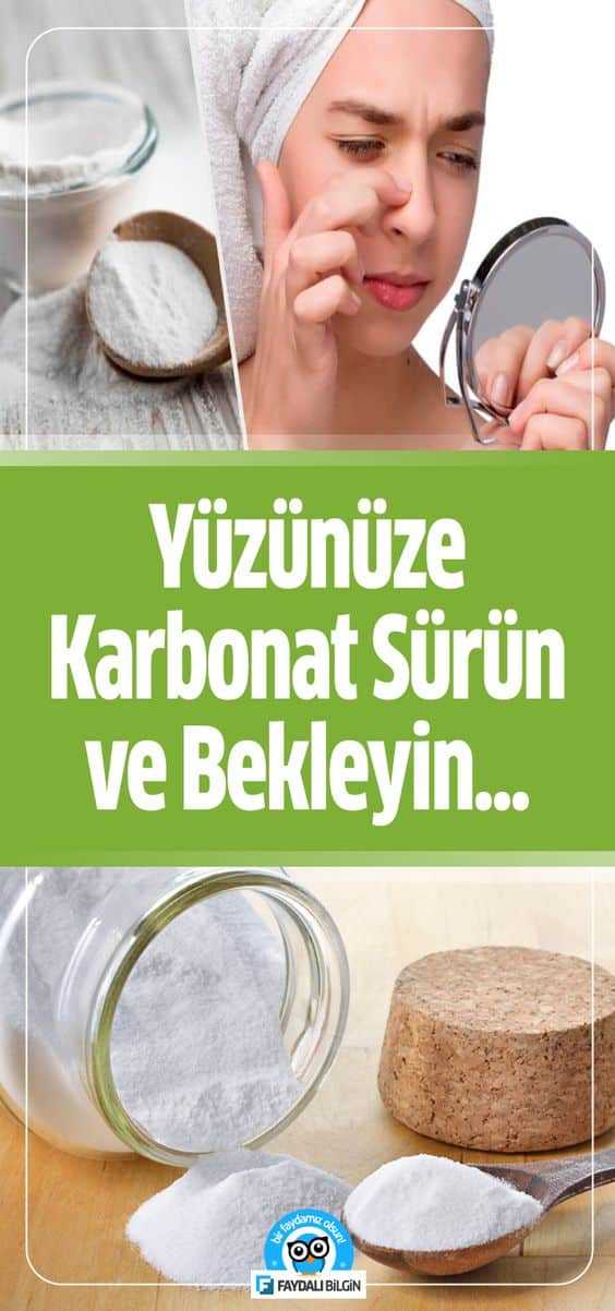 Yüzünüze Karbonat Sürün ve Cilt Bakımında Etkisini Görün!