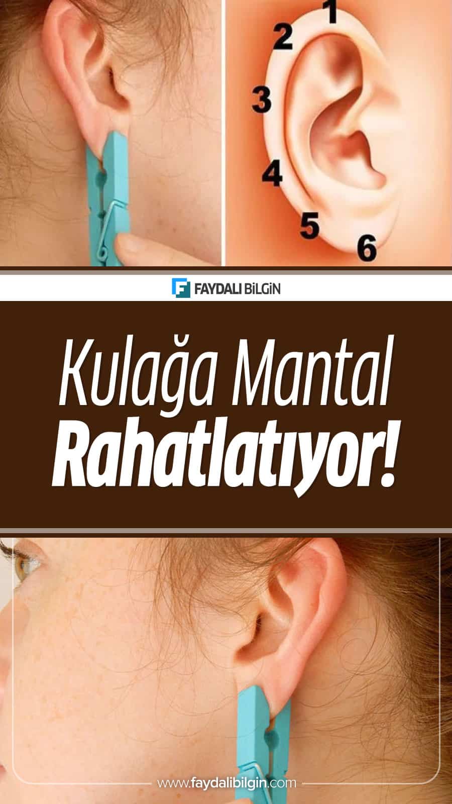 20 saniye boyunca kulağınıza bir mandal takın!