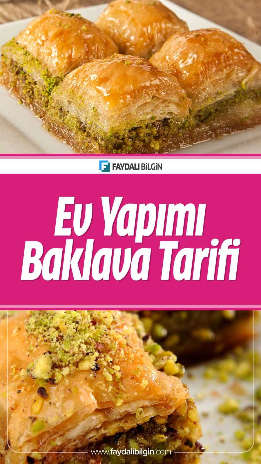 Kolay Ev Baklavası Tarifi Nasıl Yapılır?