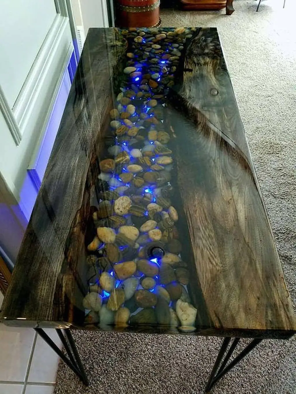 amazing resin wood table ideas for your home furnitures 09